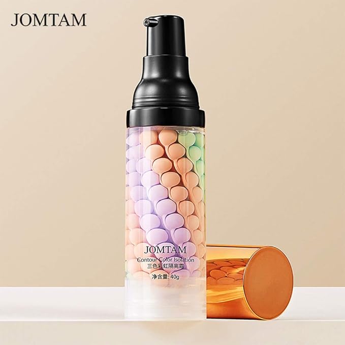 Contour Multi-Color Pink Green Purple Isolation Waterproof Natural Makeup Protection Hydration Oil Balance Moisturizing 40g