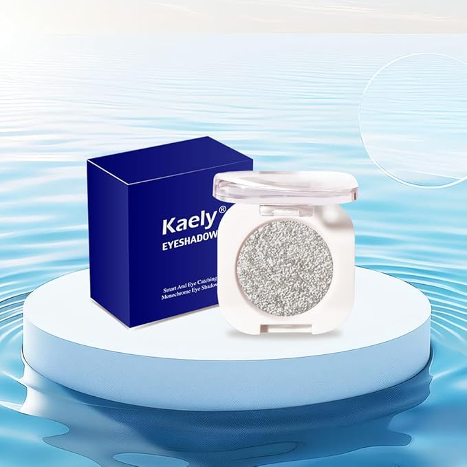 Slive Single Glitter Eyeshadow Makeup, Neutral Powde Eye Shadow for Women, Slive Shimmer Singles Eyeshadow Palette Pigmented Waterproof, sombras para ojos, Girls Monochrome Eyeshadows Gift 12