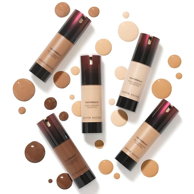 Kevyn Aucoin The Etherealist Skin Illuminating Foundation, EF 10 (Medium) shade: Comfortable, shine-free, smooth, moisturize. Medium to full coverage. Makeup artist go to. Even, bright & natural look