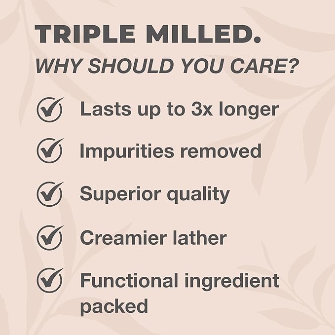 One With Nature Dead Sea Salt Sandalwood Soap 7oz 3-Pack – Purifying and Exfoliating Soap Bar with Dead Sea Minerals and Sandalwood for Face & Body, for Men & Women