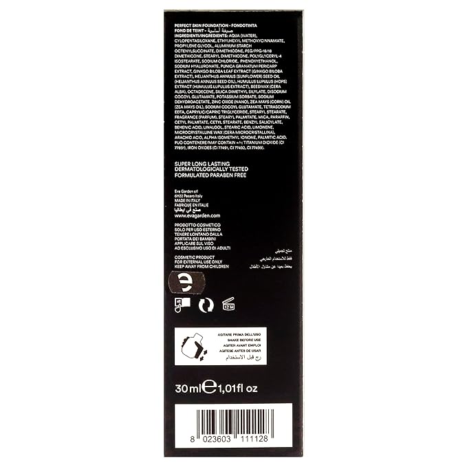 Perfect Skin Foundation - Soft Texture Ensures Excellent Coverage and Natural Finish - Visibly Reduces Signs of Aging - Smooth and Moisturizes Your Epidermis - 232 Ivory Cream - 1.01 oz