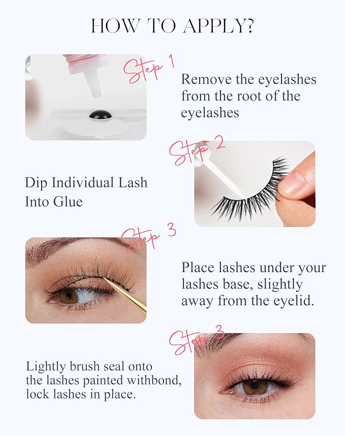 Natural Lashes Natural Look Wispy Eyelashes Flared Strip Eyelash False Eye Lash Soft Eyelashes Pack 7 Pairs 13MM D75