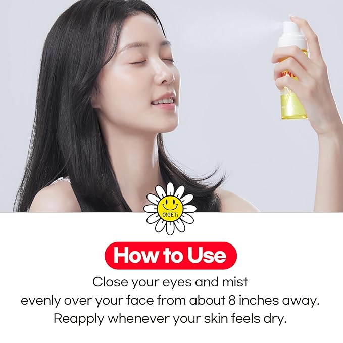 Vitamin C Serum Mist | Vitamin C, Hyaluronic acid, Moisturizing mist for face, all skin type, Korean skincare, for men and women, 2.70 Fl.Oz (80ml)