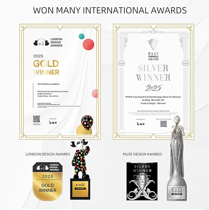 Stainless Steel Face Roller - Metal Facial Cooling Massager for Face and Eyes, Esthetician Supplies Cold Roller for Puffiness, Wrinkles, Dark Circles