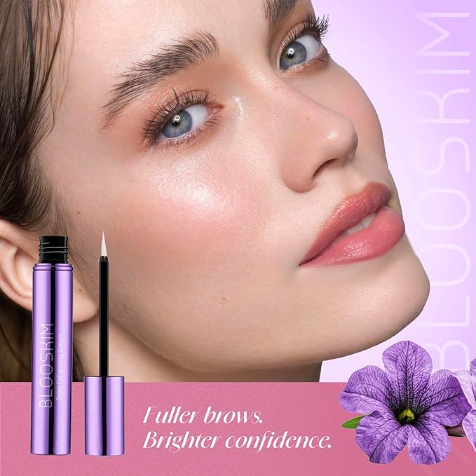 Eyebrow Growth Serum for Women & Men – Natural Brow Enhancing Serum to Grow Thicker, Fuller Brows Fast – Nourishing Eyebrow Hair Growth - 0.17 fl oz