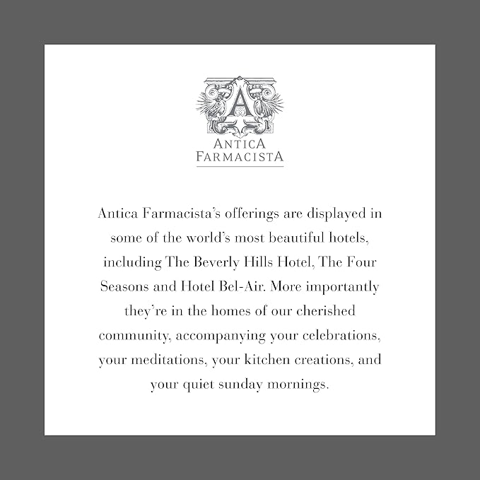 Antica Farmacista Body Moisturizer - Moisturizing Scented Lotion - Premium Body Moisturizer - Luxury Gift for Women & Men - Hand & Skin Hydration - Fig Leaf, 10 Fl Oz