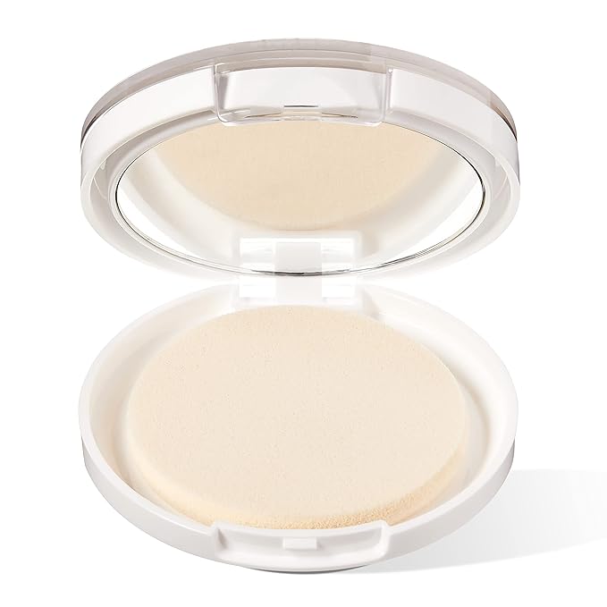 JOAH Perfect Complexion Cashmere Powder Foundation, Medium Face Coverage, Matte Finish, Korean Makeup, Compact Design For Oily & All Skin Types, 16 Hour Wear, Light with Warm Undertones
