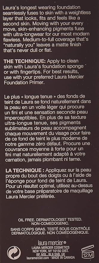 Laura Mercier Flawless fusion ultra-longwear foundation - macadamia by laura mercier for women - 1 oz foundation, 1 Ounce