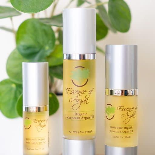 Essence Of Argan 100% Pure Moroccan Organic Argan Oil - Natural EcoCert Oil that Nourishes, Conditions and Moisturizes Your Skin, Hair and Nails