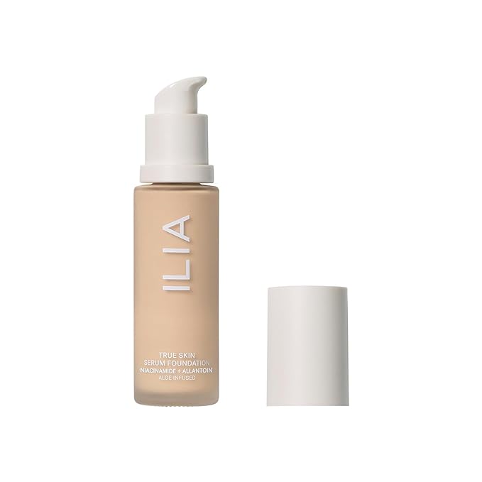 ILIA - True Skin Serum Foundation | Non-comedogenic, Cruelty-Free, Vegan, Weightless Feel, Buildable Coverage, Safe For Sensitive Skin (Mallorca SF1.5)