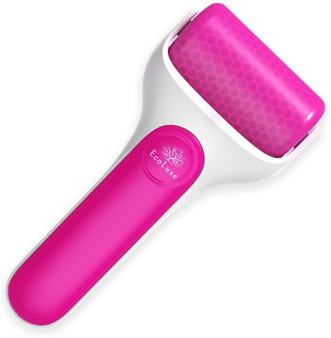 Skincare Ice Roller- Premium Facial & Eye Massage Roller with Freezer Case for Extended Cooling, Pain & Shingles Relief, Reduce Puffiness & Redness, Lymphatic Drainage, & Sun Relief