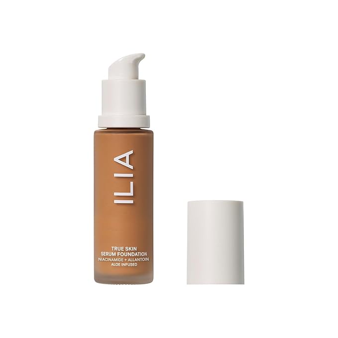 ILIA - True Skin Serum Foundation | Non-comedogenic, Cruelty-Free, Vegan, Weightless Feel, Buildable Coverage, Safe For Sensitive Skin (Iona SF10.25)
