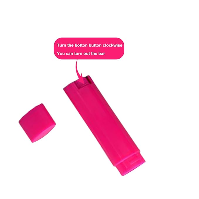 5ml 25Pcs Empty Oval Deodorant Lip balm Tubes Containers Twist-up Refillable Containers for Lipstick,Chapstick,Homemade Lip balm,DIY Deodorants(Hot Pink)