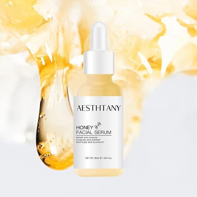 Honey Hyaluronic Acid Face Serum, 30ml / 1.06 fl.oz | Honey Purity 30% | Vit E - Anti Aging Facial Serum for Skin Care | Face Serum for Women | for All Skin Type