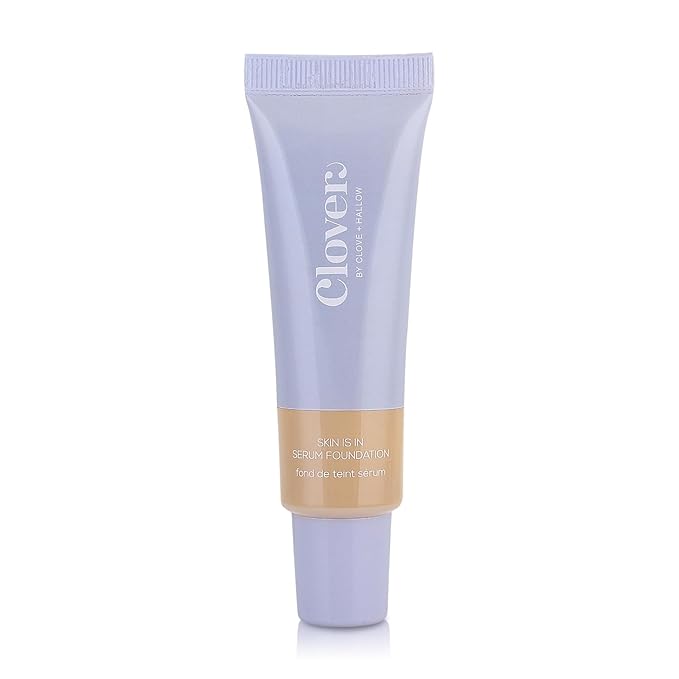 Clover Skin Is In Serum Foundation | Hydrating Face Serum, Lightweight Foundation, Cruelty-Free & Vegan | With Squalane And Sunflower Seed Wax | 30 ml - Shade 04 (Light)