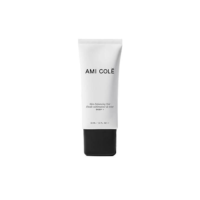 AMI COLÉ Skin-Enhancing Tinted Moisturizer (Deep 1), tinted moisturizer for face, bb cream, skin tint, face makeup