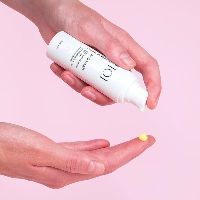 Geek & Gorgeous A-Game 20 – 0.2% Retinal Serum – Advanced Anti-Aging Vitamin A Night Serum – Reduces Wrinkles, Smooths Skin & Boosts Collagen – For Experienced Retinoid Users – 1 oz