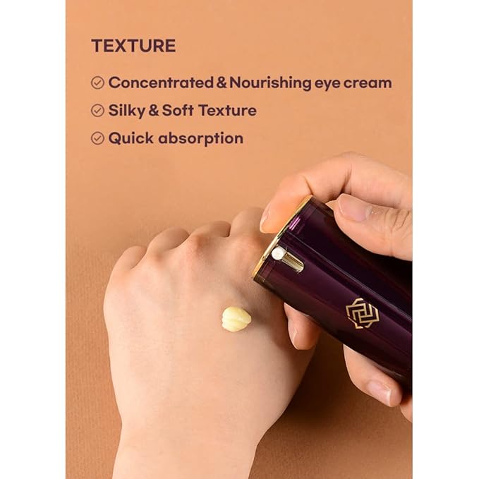 Age Control Vital Energy Eye Cream 0.57 fl. Oz. (17ml), Plant Stem Cell + Real Protein + Hyaluronic Acid + Vitamin infused eye cream, Wrinkle Care Eye cream, K-Beauty