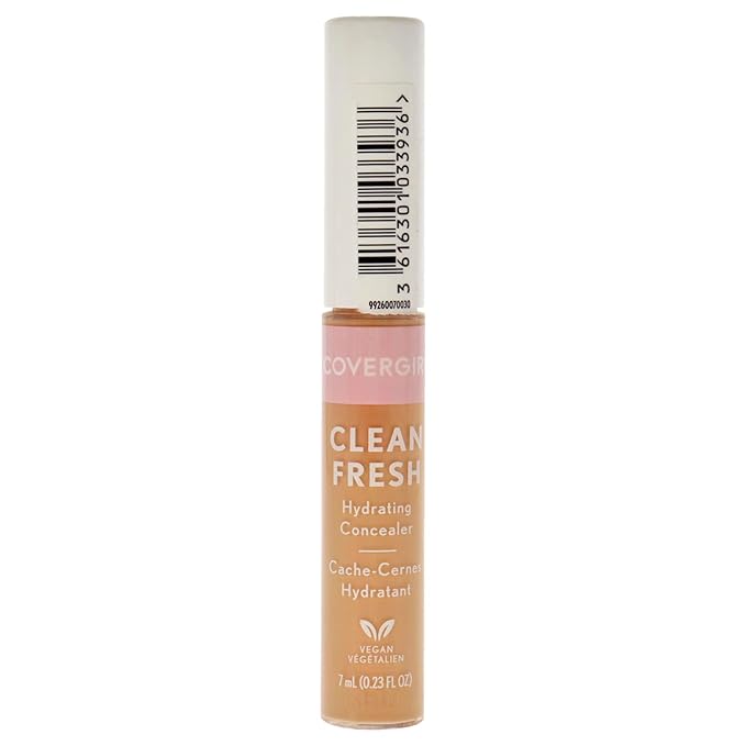 COVERGIRL Clean Fresh Hydrating Concealer, Medium Tan, 0.23 Fl Oz