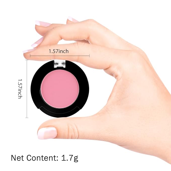 Monochrome Matte Eyeshadow Makeup Palette,Highly Pigmented Grapefruit Color Eyeshadow Palette,Matte Pressed Powder Eye shadow Makeup,Single Vegan Eye Shadow,Daily Evening Women Girls Eyeshadow Gift10#