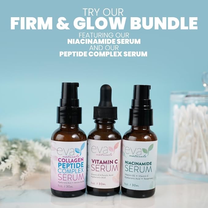 Eva Naturals Retinol + Squalane Serum – Anti Aging Face Serum for Wrinkles, Collagen Boost, Eye & Night Use – Retinoid Skin Care for Acne, Pores, Dark Spots & Sensitive Skin