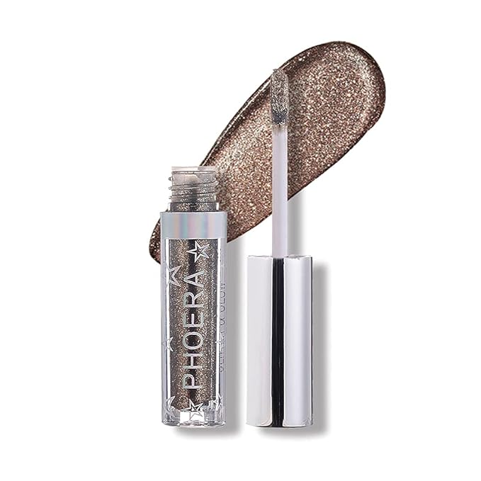 Glitter Eyeshadow, Makeup For Eyes Liquid Shimmer Sparkle Glow Light Colors Pencil Stick Shiny Long Lasting Waterproof Shining Eye Shadow Sets Metallic Pigments Metals Gloss Sparkling Pen Kit (A104)