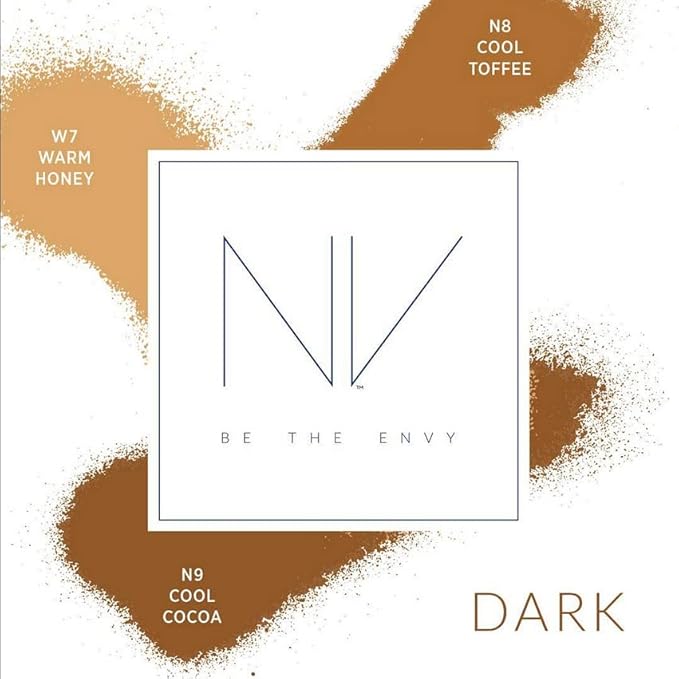 NV BB Perfecting Mist Foundation Buildable Coverage Professional Airbrush Makeup with Plant-based Stem Cell Polypeptides, Vitamins A, D, E and Aloe, 1.5 ounces, Cool Toffee