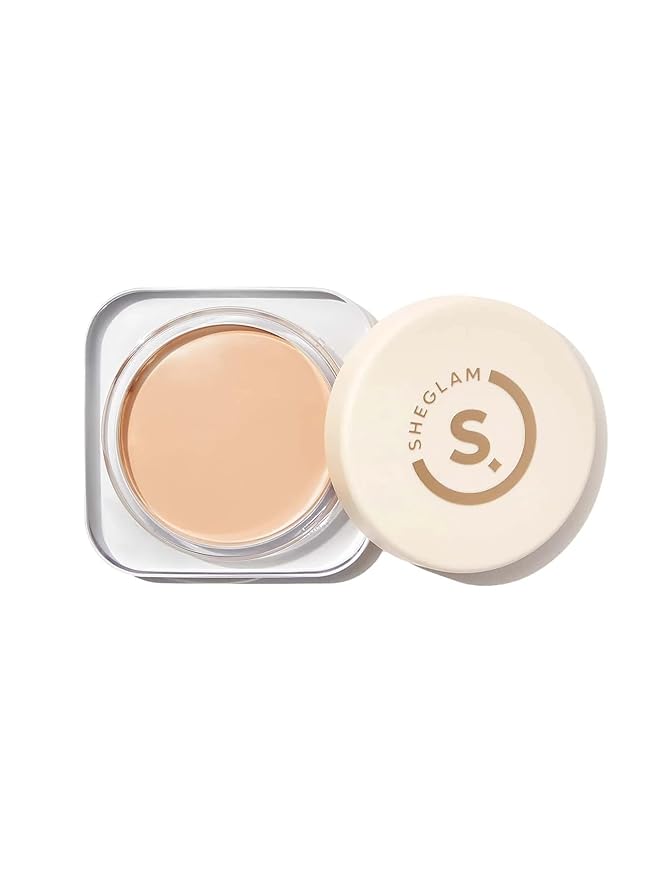 SHEGLAM Hydrating Cream Full Coverage Foundation Balm Long Lasting Concealer Face Foundation for Dry Skin - Fair