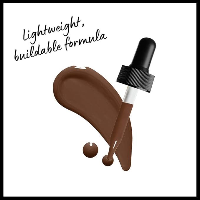 NYX PROFESSIONAL MAKEUP Total Control Pro Drop Foundation, Skin-True Buildable Coverage - Deep