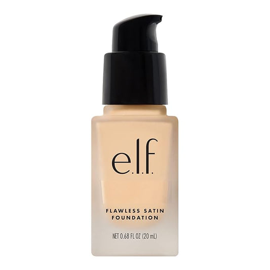 e.l.f. Flawless Finish Foundation, Lightweight & Medium Coverage, Semi-Matte Finish, Lily, 0.68 Fl Oz (20mL)