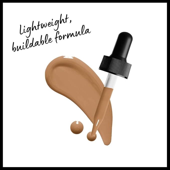 NYX PROFESSIONAL MAKEUP Total Control Pro Drop Foundation, Skin-True Buildable Coverage - Golden