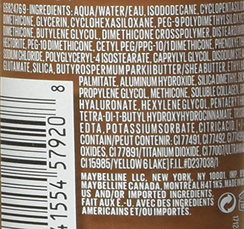 Maybelline Dream Radiant Liquid Medium Coverage Hydrating Makeup, Lightweight Liquid Foundation, Mocha, 1 Fl; Oz