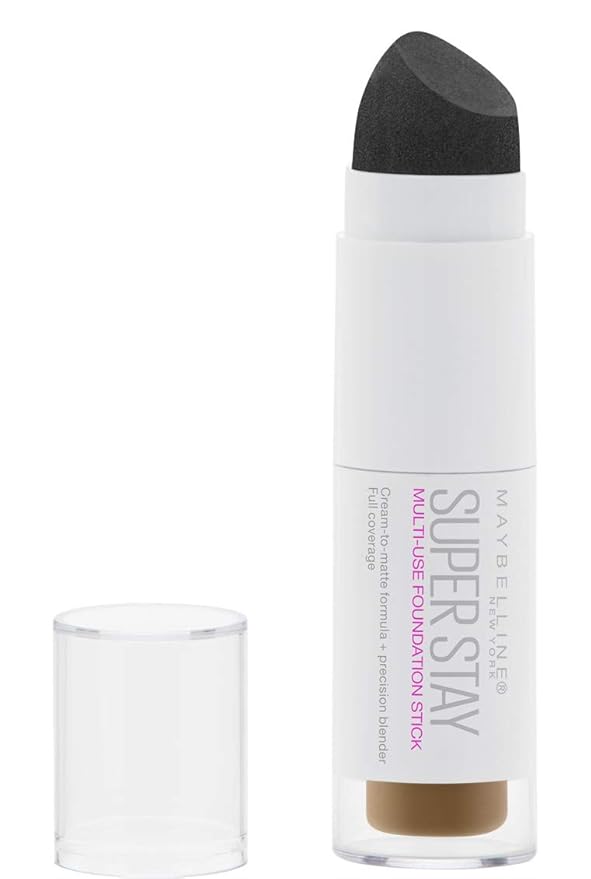 Maybelline New York Super Stay Foundation Stick for Normal To Oily Skin, Warm Coconut, 0.25 Ounce