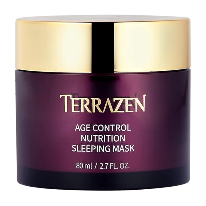 Age Control Nutrition Sleeping Mask, 2.70 fl.oz.(80g), Age Control Overnight Face Mask with PHA, PEPTIDE, Plant Squalane, Hydrating, Firming, Glowing Skin