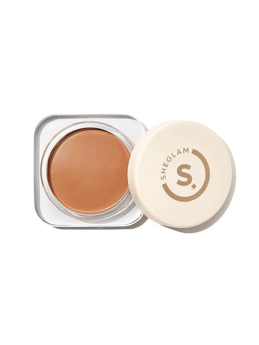 SHEGLAM Hydrating Cream Full Coverage Foundation Balm Long Lasting Concealer Face Foundation for Dry Skin - Chestnut