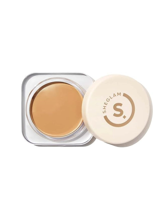 SHEGLAM Hydrating Cream Full Coverage Foundation Balm Long Lasting Concealer Face Foundation for Dry Skin - Wheat