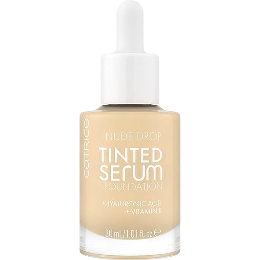 Catrice | Nude Drop Tinted Serum Foundation | Lightweight, Hydrating, Buildable Coverage | Enriched with Hyaluronic Acid & Vitamin E | Vegan & Cruelty Free (010N)