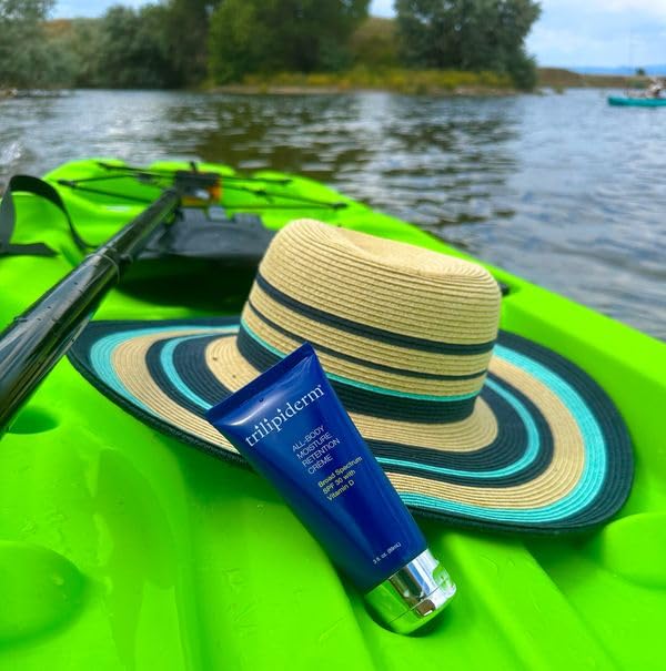 Trilipiderm 3 x All-Body Moisture Retention Creme 3x and All-Body Moisture Retention with Spf 30 Broad Spectrum 3oz size Travel Size 6-pack Sets - Air Travel, Gift, Purses, Gym Bag Lotion