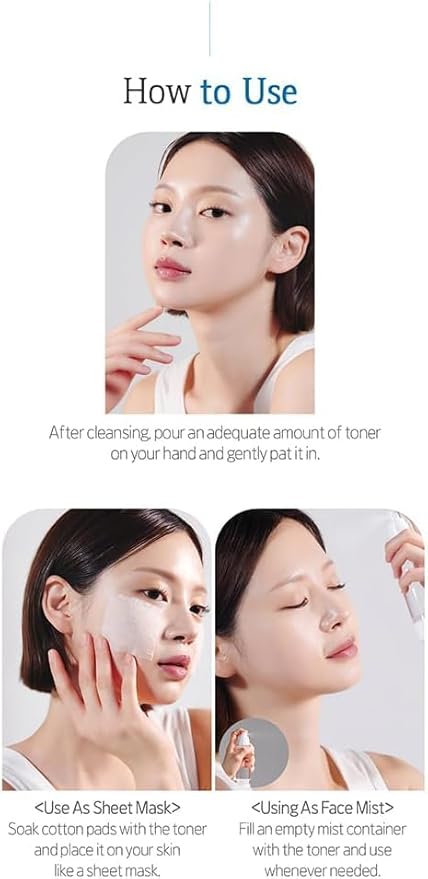 ETUDE SoonJung pH5.5 Relief Toner, Toner for Face, Hydrating Toner for Sensitive Skin, Vegan Face Toner, Panthenol, Madecassoside, Moisturizer, Korean Skin Care, Korean Toner, Beauty (6.76 Fl Oz)