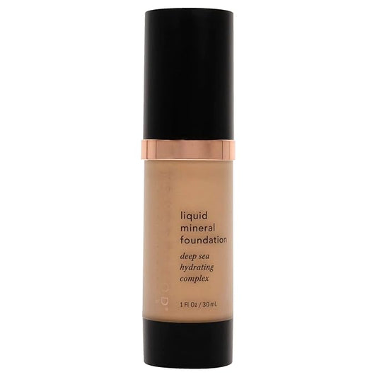 Youngblood Liquid Mineral Foundation, Sun Kissed | Lightweight, Dewy Full Coverage Makeup for Dry Skin | Poreless, Flawless Tinted Glow | Vegan, Cruelty Free, Gluten-Free