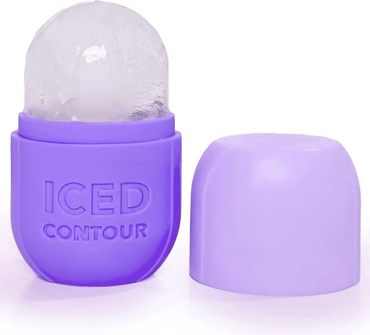 Ice Roller for Face, Ice Face Roller for Eyes, Neck and Cold Therapy for Injuries. Ice Mold for Face Massager, Skin Care. Remove Fine Lines, Shrink Pores, Reduce Acne (Purple)
