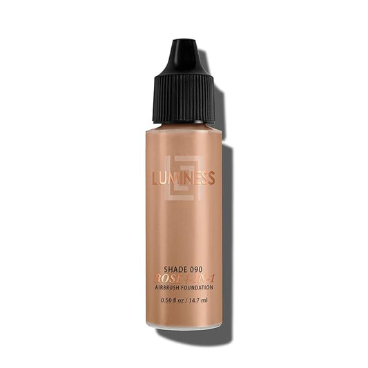 Luminess Air Rose 4-in-1 Airbrush Foundation - Shade 090, 0.50 oz, Tan