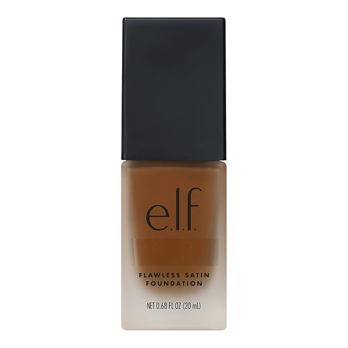 e.l.f. Flawless Finish Foundation, Lightweight & Medium Coverage, Semi-Matte Finish, Nutmeg, 0.68 Fl Oz (20mL)