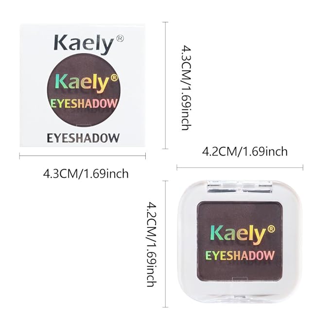 evpct Matte Eggplant Purple Eyeshadow Palette Makeup for Older Women Brown Eyes, Deep Dark Mauve Plum Purple Cream Eye Shadow Palette Single for Older Women Matte, Monochrome Long Lasting Eyeshadow