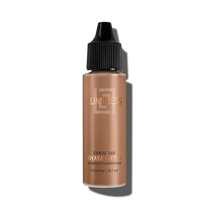 Luminess Air Rose 4-in-1 Airbrush Foundation - Shade 160, 0.50 oz Rich