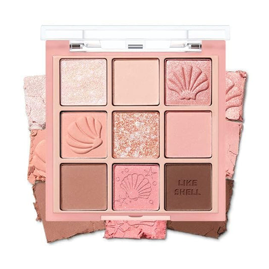 HOLIKA HOLIKA MY FAVE MOOD EYE PALETTE (08 SHELL ON THE BEACH)