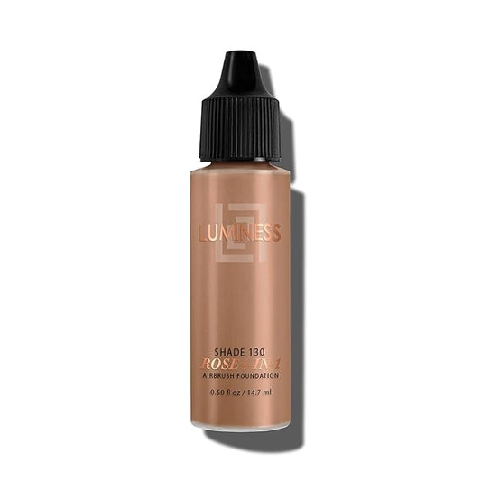 LUMINESS Rose 4-in-1 Airbrush Foundation - Shade 130, 0.50 oz