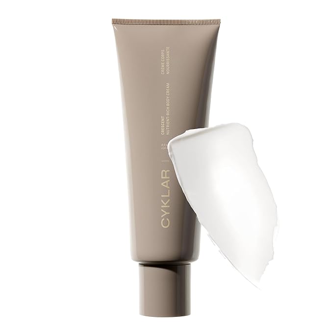 Nutrient Rich Body Cream. Crescent Fragrance Nourishing Moisturizer with Niacinamide and Banana Flower Extract. Deep Hydration, Thick Body Lotion, Dry Skin Cream for Women and Men, 8 Fl Oz