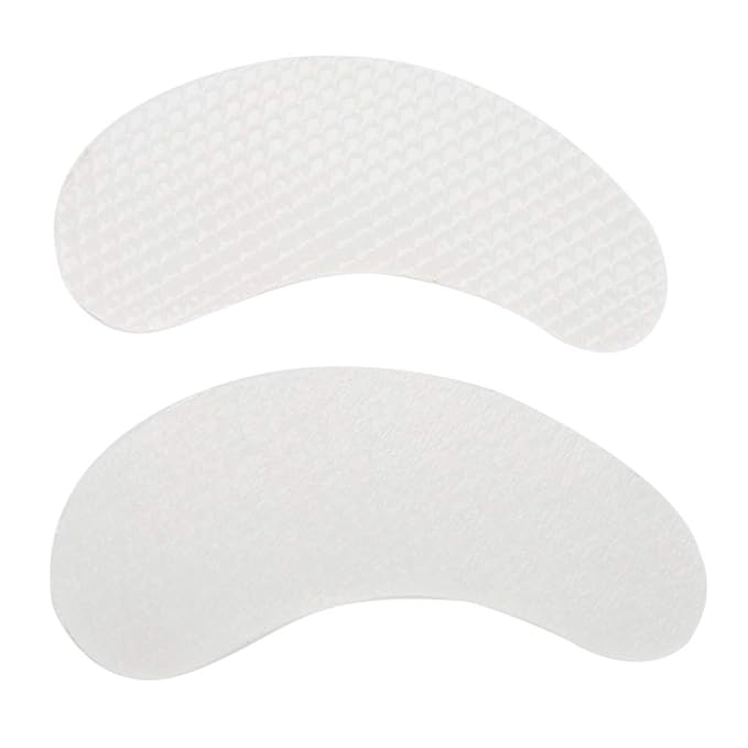 5 Pairs Under Eye Pads With Eyelash Holder Pallet and Brush and Tweezers Set, Lint Lash Extension Eye Gel Patches for Eyelash Extension Eye Mask Beauty Tool