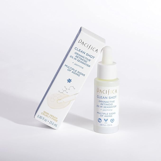 Pacifica Clean Shot Granactive Retinoid 5 Percent In Seawater Unisex, 0.8 Oz